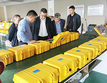 溫州市科技局黨委副書記、副局長朱勇敏一行走訪科暢調(diào)研工作的新聞圖片